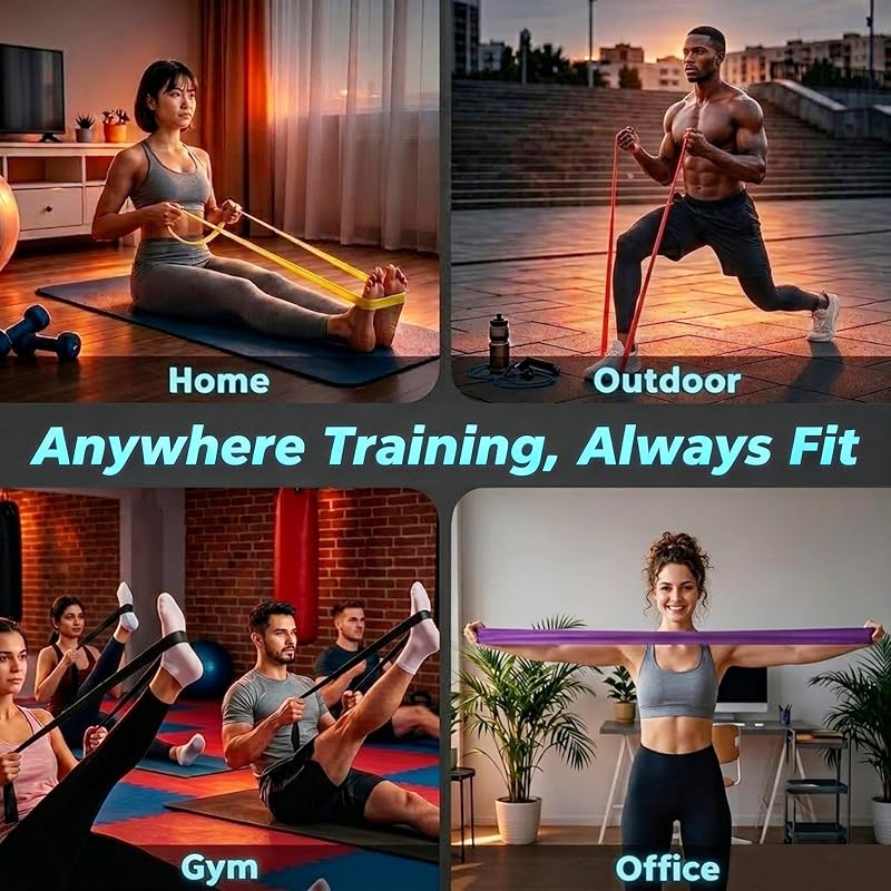Resistance Bands for Working Out - 4-Level Pull Up Assistance Bands (4PCS)
