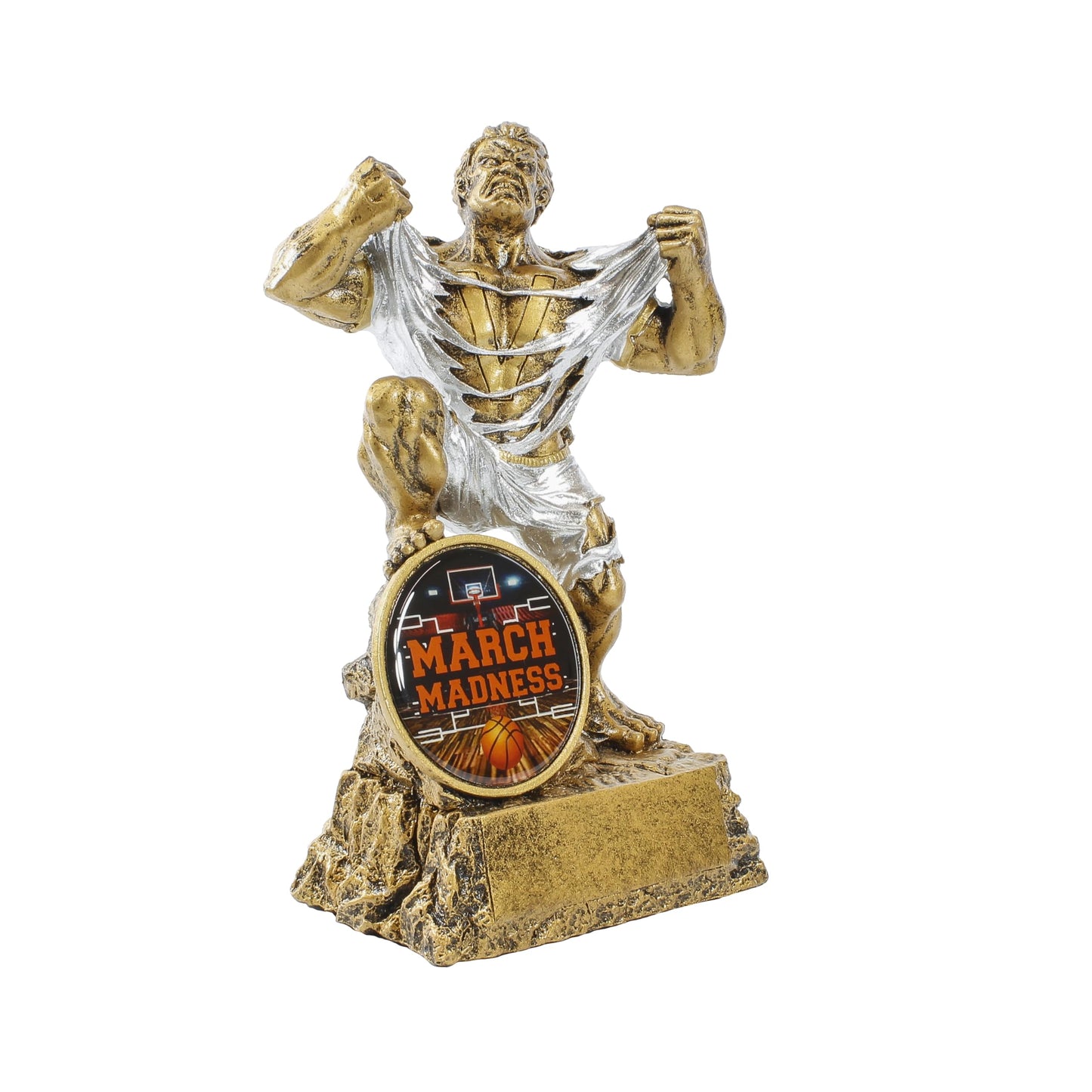 Decade Awards Monster March Madness Trophy - Custom Engraved Beast Mode Basketball Award - Bracket Buster Prize - Tournament Recognition - Customize Now (MM-6.75)