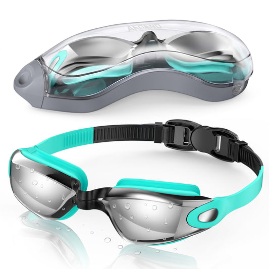 Aegend Swim Goggles, Swimming Goggles No Leaking Full Protect Adult Youth