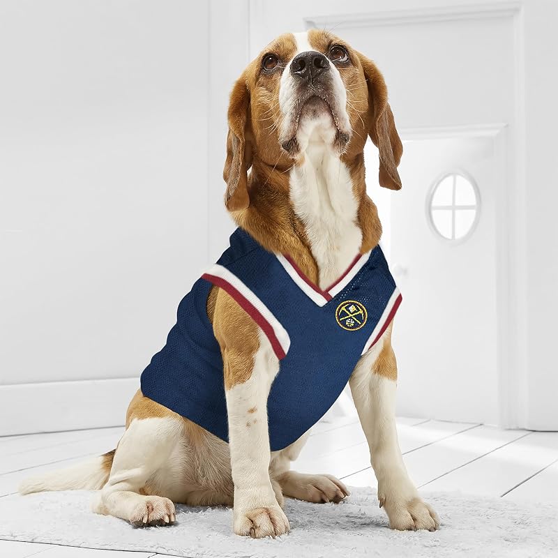 Pets First Denver Nuggets X-Large NBA Dog Jersey Tank Top - Pets First