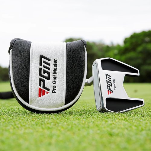 PGM Golf Standing Putter - Single Club with Stable Low Center of Gravity, High Forgiveness Golf Club, with Alignment Aid - 34 inch