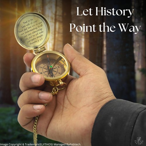 Antique Handmade Brass Compass with Leather Case – “Trust in The Lord” – Birthday, Wedding, Anniversary, Baptism, Confirmation, First Communion, Retirement Gift for Husband, Boys, Son, Men, Women