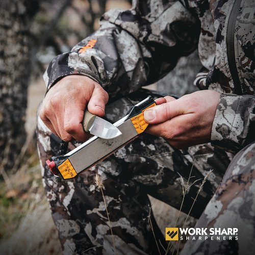 Work Sharp Professional Precision Adjust Elite Set Knife Sharpener combo gift bundle with the Guided Field Knife Sharpener