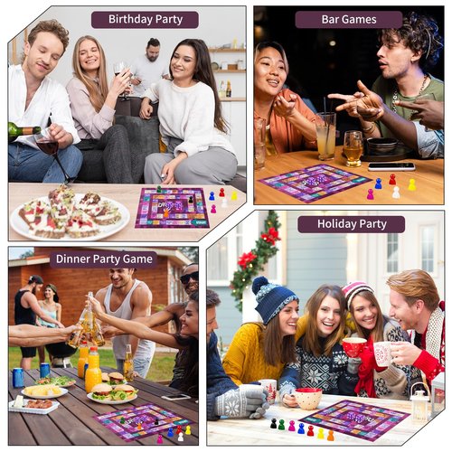 rytopt Drinking Games for Adults, Drunk Games, Adult Games for Game Night, Funny Party Interactive Drinking Games for Game Night, Birthday, Family Play, 2-8 Players