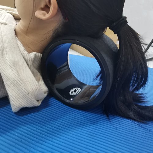 NGT Yoga Wheel 6 inch Wheels For Back Pain Strongest and Most Comfortable Dharma Yoga Prop Wheel(6'' black-green)