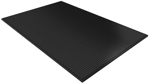 Fitvids 6 ft. x 4 ft., 3/4" Thick Heavy Duty Thick Real Rubber Mat Exercise Equipment Floor Mat for Carpets, Hardwood Floors, etc., Protect Your Floor and Machinery