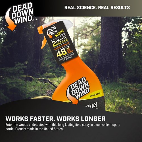 Dead Down Wind Evolve Field Spray (24oz Bottle and 2 Pac-It Refills)