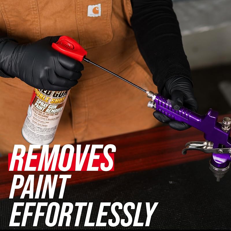 Naked Gun Paint Remover Spray for Spray Guns - 15 oz Aerosol with Extension Tube
