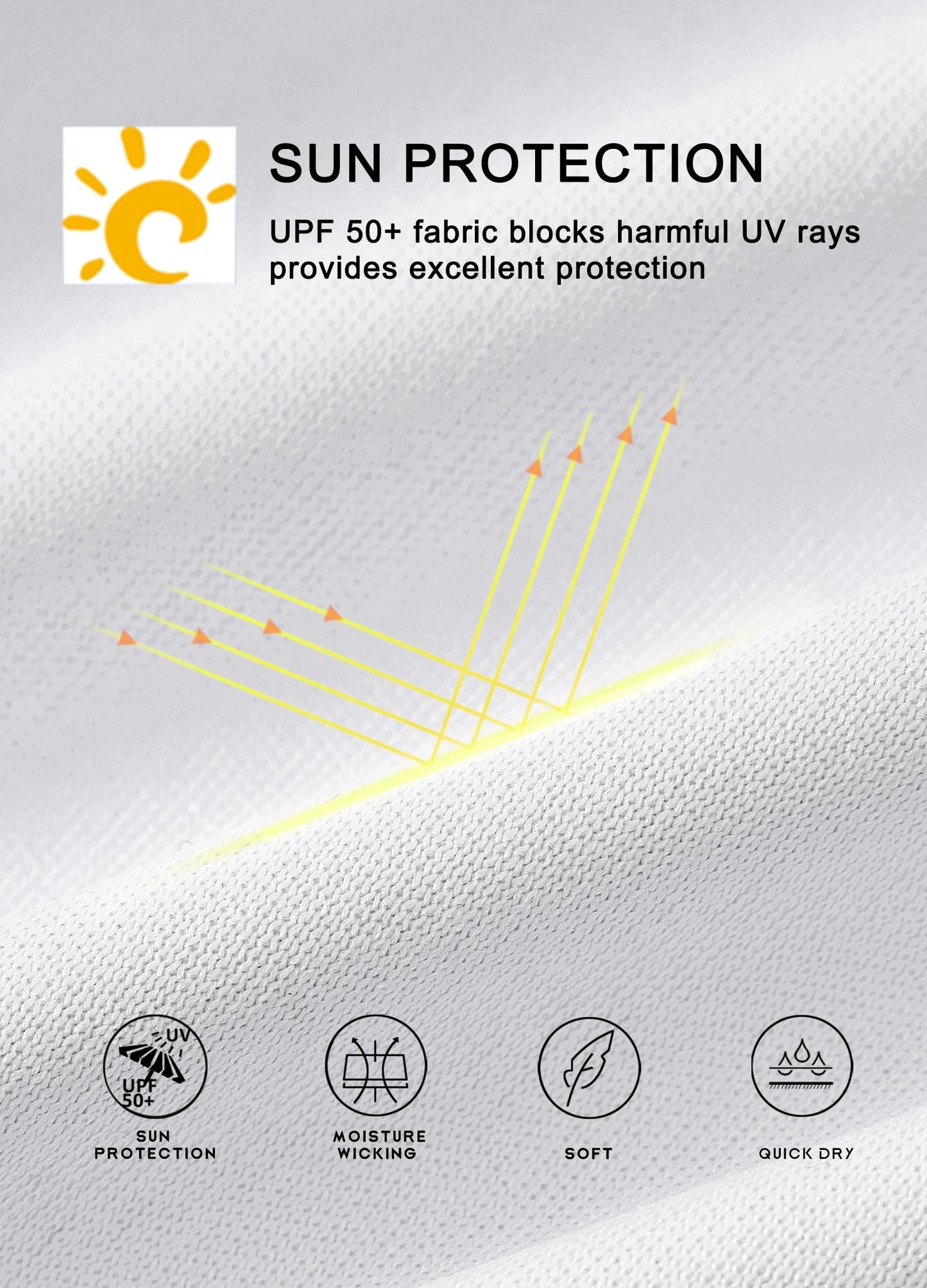 Willit Boy's UPF 50+ Sun Protection Shirt Long Sleeve Rash Guard Swim Shirts Youth SPF Fishing Quick Dry Shirt White L