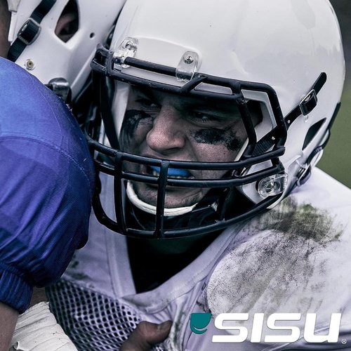SISU 3D Mouthguard, Snow White - 2.0mm Thin - for Athletes Over 5’ Tall - Pre-Formed for Custom-Molded Fit - Remoldable Up to 20 Times - Non Toxic