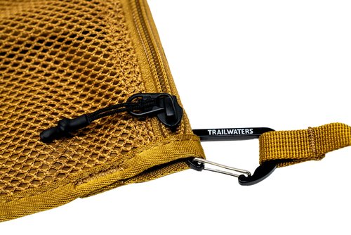 Trailwaters Mushroom Foraging Bag – 8L Collapsible Mesh Pouch for Hiking, Bushcraft, Survival – Recycled Ripstop, Packable Tote
