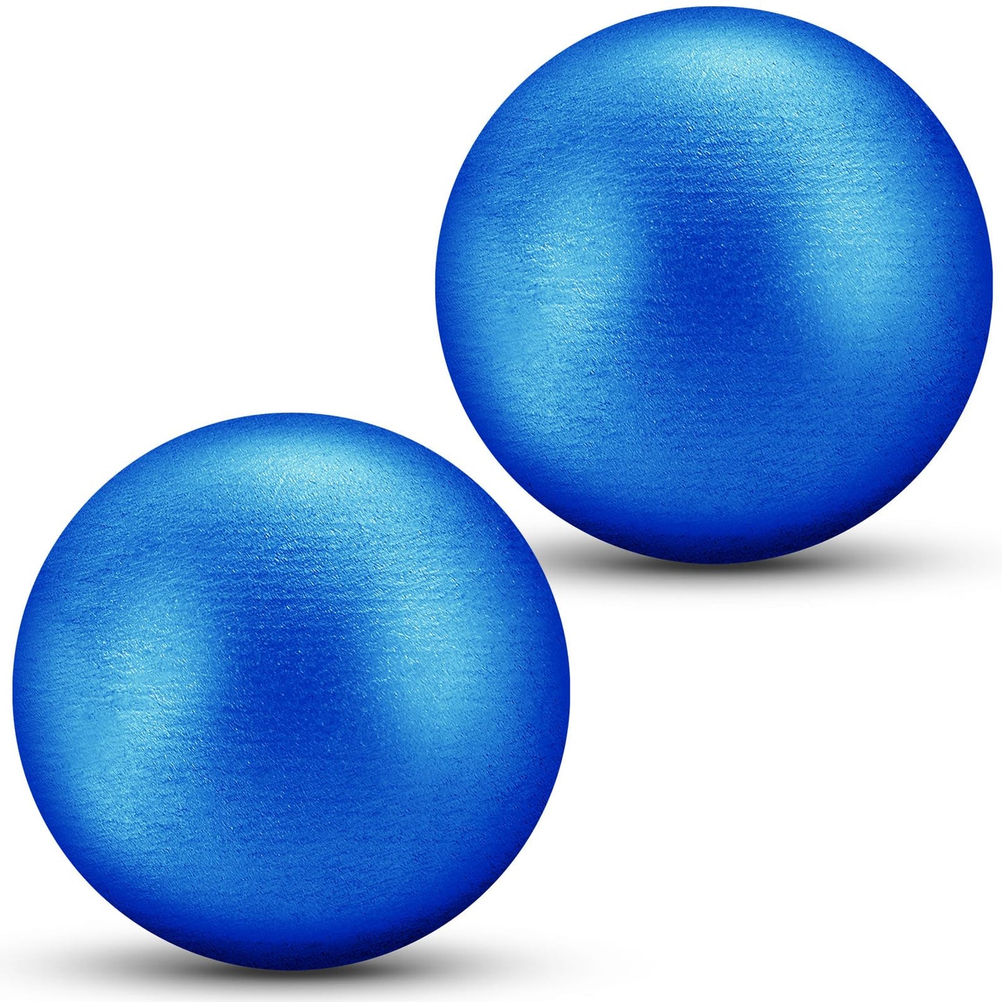 Silipull 2 Pcs Spring Sports Iron Shot Put Outdoor Shot Put Balls Silver Cast Iron Shotput Weight Balls for High School Track and Field Competition Practice(Blue,8 Lbs)