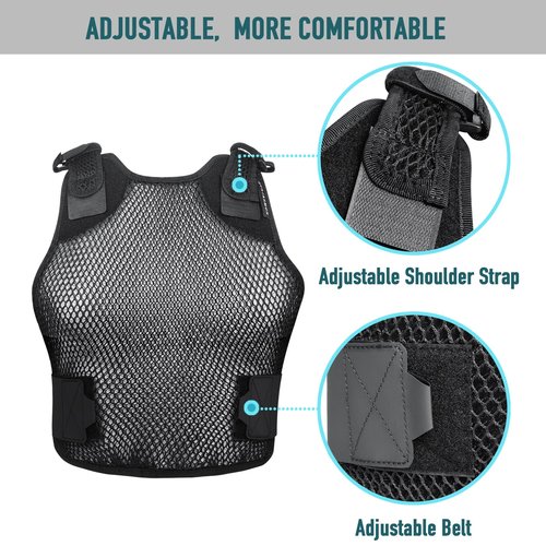 HUNTARMOR Adjustable Lightweight Ventilation Vest: Helps Increase Air Flow Under Tactical Gear Comfort