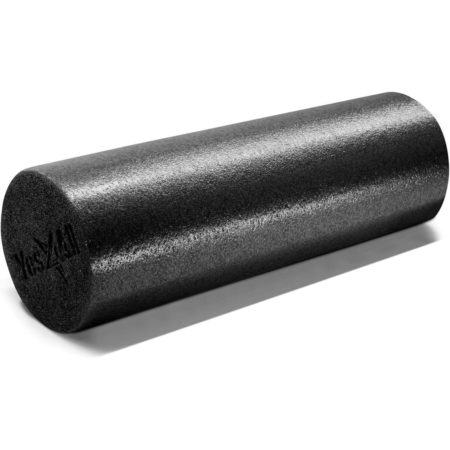 Yes4All Premium USA Medium Density Round PE Foam Roller for Physical Therapy - 36 inch (Silver Black) CFH8