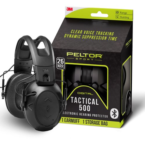 Peltor Sport Tac 500, Black, One Size