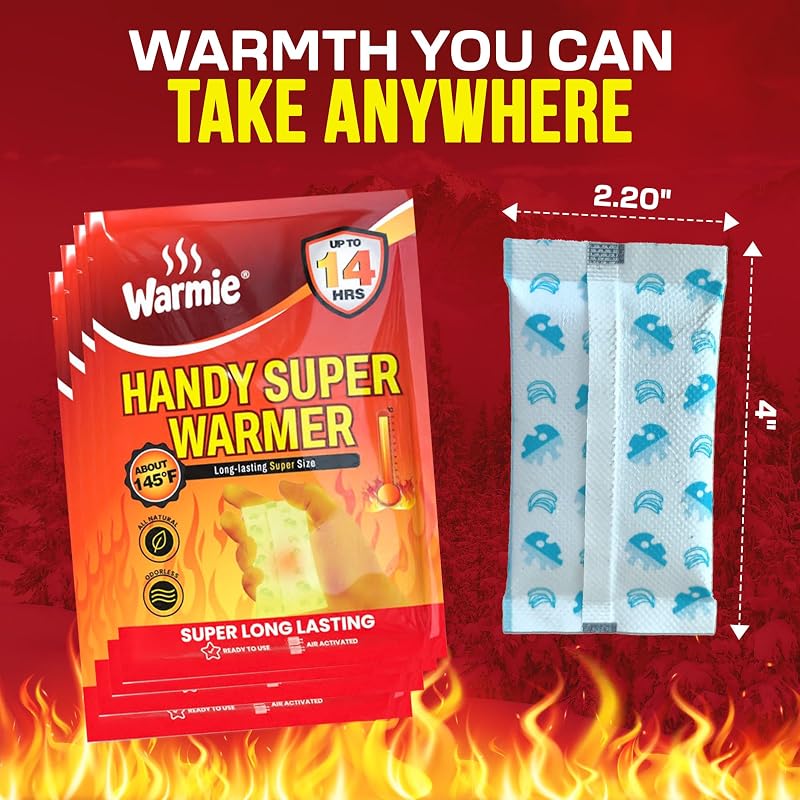 Hand & Body Warmer Pouch - Air Activated, Odorless, 20 Pack