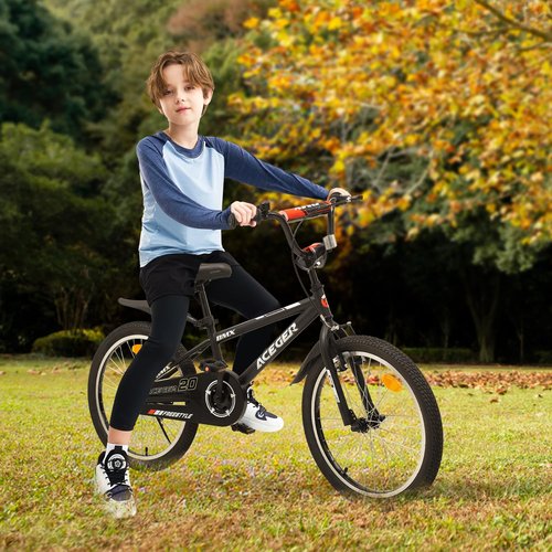 ACEGER BMX Style Kids Bike for Ages 2-10 Years Old Boys Girls and Toddler, 12 14 16 Inch Children Bicycle with Training Wheels, 20 Inch Bike with Kickstand, Multiple Colors.