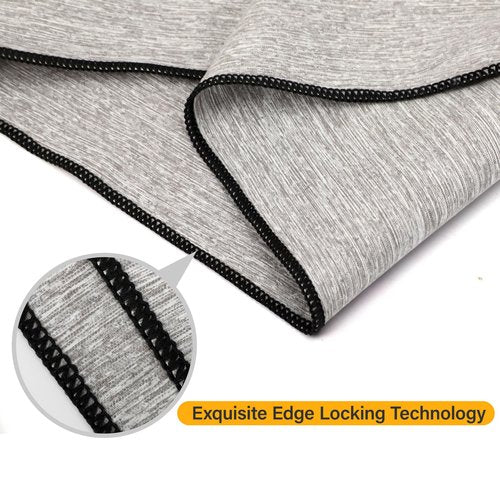 NUOYEE 3 Pack Microfiber Gym Towel Fast Drying Men Women Workout Gear for Body Sweat Sports Exercise Fitness Tennis Running Riding Hiking Camping Yoga Jogging Fishing Working Out Towel