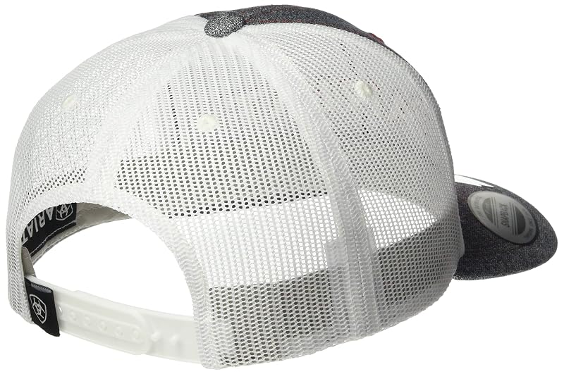 Ariat Men’s Heather Mesh Back Shadow Cap - Gray, One Size