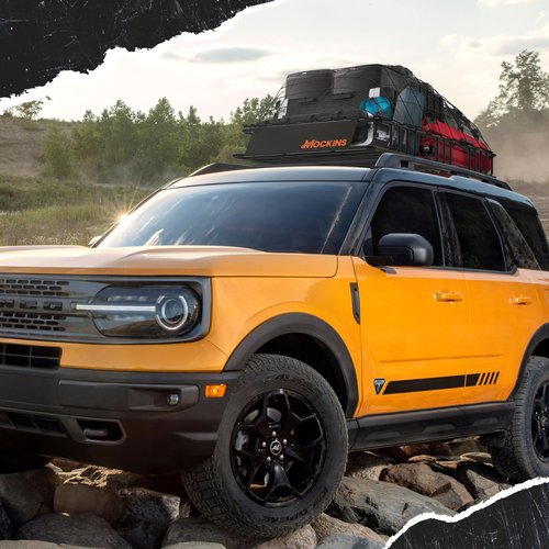 Mockins 84"x39"x6" XL Extendable Roof Rack Cargo Carrier for Top of Vehicle Storage | 250 Lbs. Capacity Weatherproof Steel Heavy Duty Roof Rack Basket | Rooftop Cargo Carrier Basket w/Straps & Net