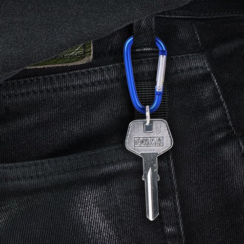 40 Pack 2" Aluminum Carabiner Clip D Ring Carabiners Small Carabiner Keychain Spring Snap Hooks, Mini Carabiner Clip Set for Keys, Dog Leash, Camping Hiking Accessories