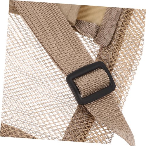 POPETPOP Mushroom Foraging Hunting Bags: Breathable Mesh Outdoor Foraging Fruit Picking Bag - Lightweight Crossbody for Outdoor Picking, Garden Harvest (Khaki)