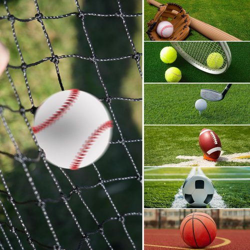 Miveda 55 FT Baseball Batting Cage, Baseball Nets for Batting Cage，Baseball and Softball Batting Cage Nets for Pitching Training, Outdoor Backyard Batting Cage with Frame