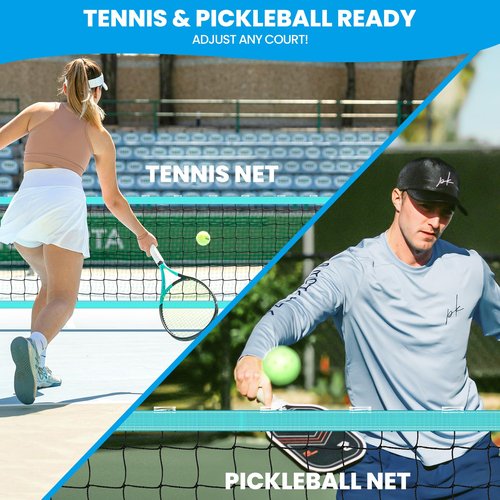 SPOYNAL Pool Volleyball Net Set for Inground Pools – Adjustable Length 15ft to 32ft Outdoor Water Volleyball, Portable Volleyball Net with 4 Sandbags, LED Lights & 2 Glow in The Dark Volleyballs