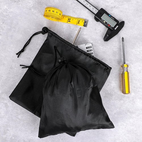Tucnoeu 12pcs Waterproof Drawstring Bag,7.7 x 5.3inch Waterproof Cinch Ditty Bag,String Bags for Gifts Games Storage DIY for Women Men