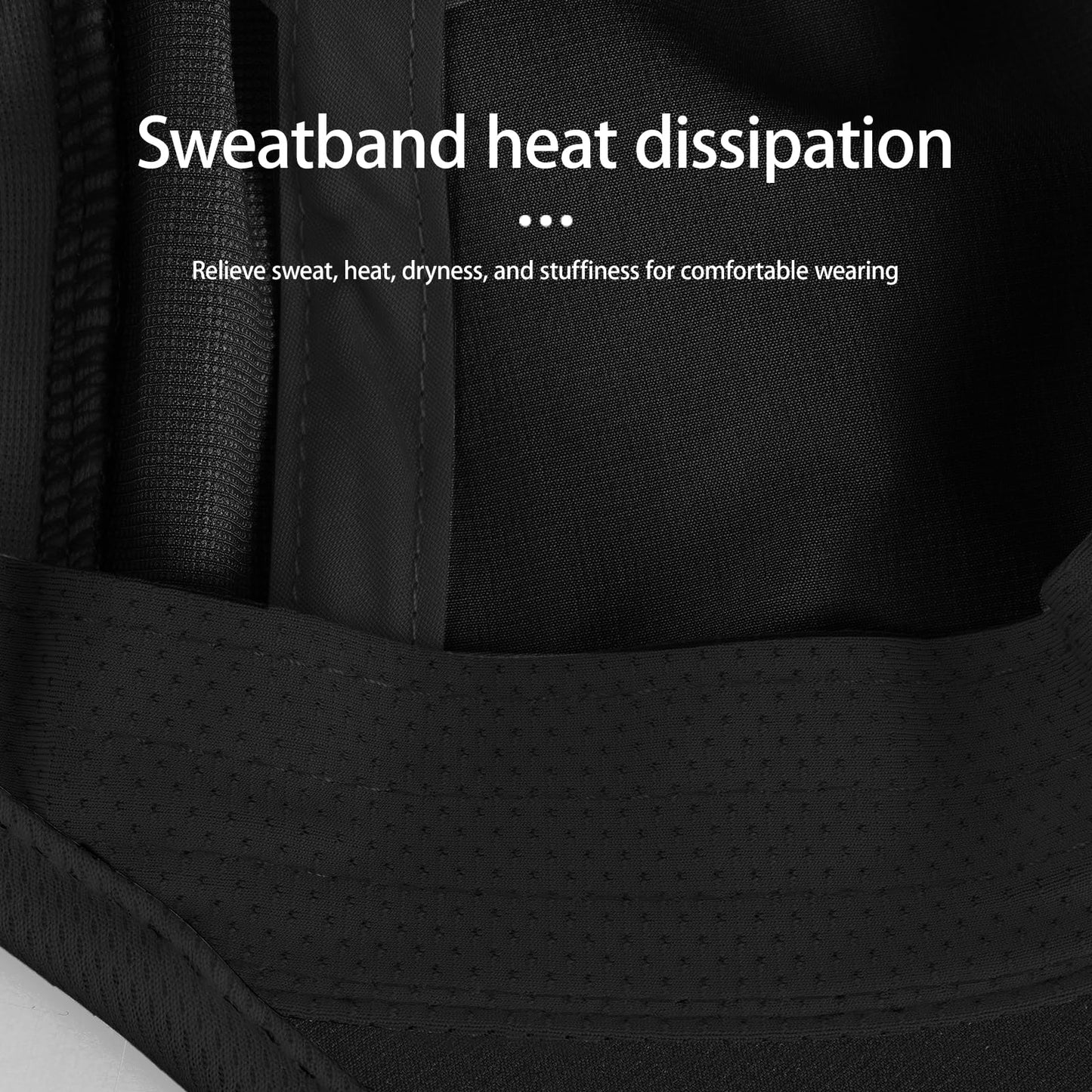SEEK SURE Black Dry Fit Hat Men Women Low Porfile Fitted Ball Caps Lightweight Performance Running Hat