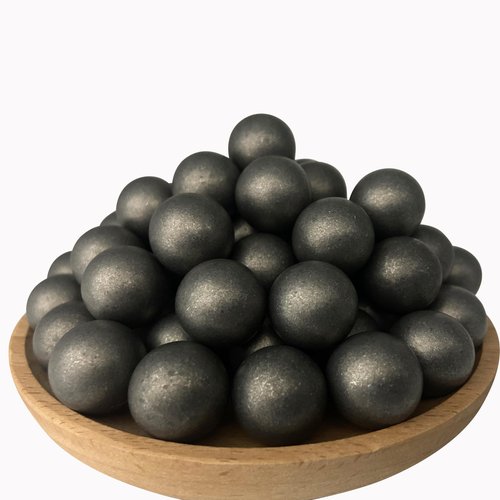 Alien Play 25 x 68 Caliber Self Defense Balls, 68 Cal Aluminum Balls Compatible with Byrna LE/SD and T4E HDS/HDB/HDX/HDR68, 7.3 Grams Solid Paintball Kinetic Projectiles for Home Defense (25, Black)