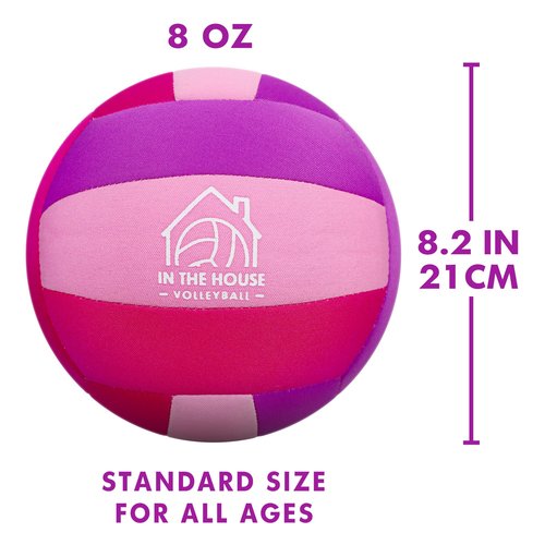 AceVernine Softy Volleyball, Indoor Volleyballs for Inside House and Yard, Safe and Silent Volleyball for Girls Kids Youth Beginners Trainer Birthday Christmas Easter Gifts
