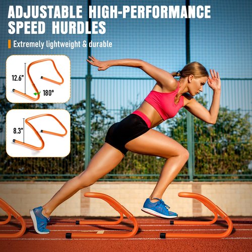 Agility Ladder Speed Training Equipment Set-20 ft Agility Ladder, 12 Soccer Cones, 4 Hurdles, Jump Rope, Running Parachute, Basketball Football Soccer Training Equipment for Kids, Youth, Adults