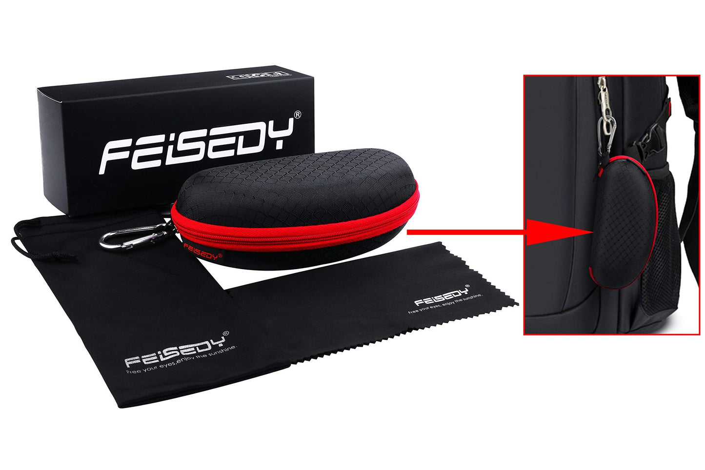 FEISEDY Kids Polarized Sports Sunglasses