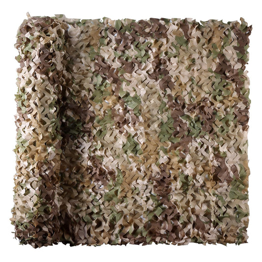 FullLit Camo Netting, Camouflage Netting, Hunting Blind Camo Net, Army Party Decorations, Sunshade Fence Nets, Lightweight, Bulk Roll, Mesh, Great for Camping, Shooting, Photograph, Car Cover, Outdoor