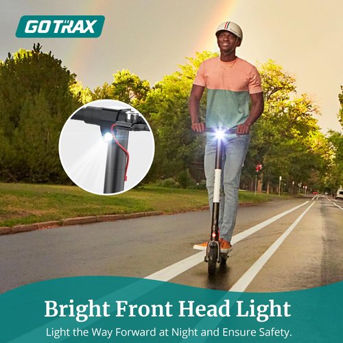 Gotrax GXL V2 Electric Scooter, 8.5" Solid Tire, Max 9 Mile and 15.5Mph Speed Power by 250W Motor, Lightweight 25.95lb, Cruise Control Aluminum Alloy Frame Foldable Commuting Escooter for Adults 13+