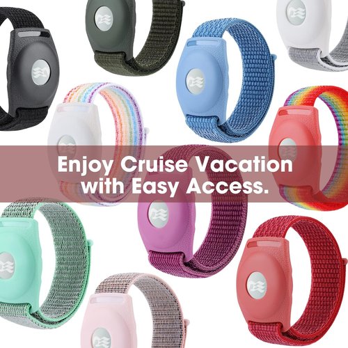 MAKCPOIMER for Princess Cruise Medallion Holder Accessories Adult Men Women, 3/4 Pack Carnival Ocean Medallion Holder Bracelet