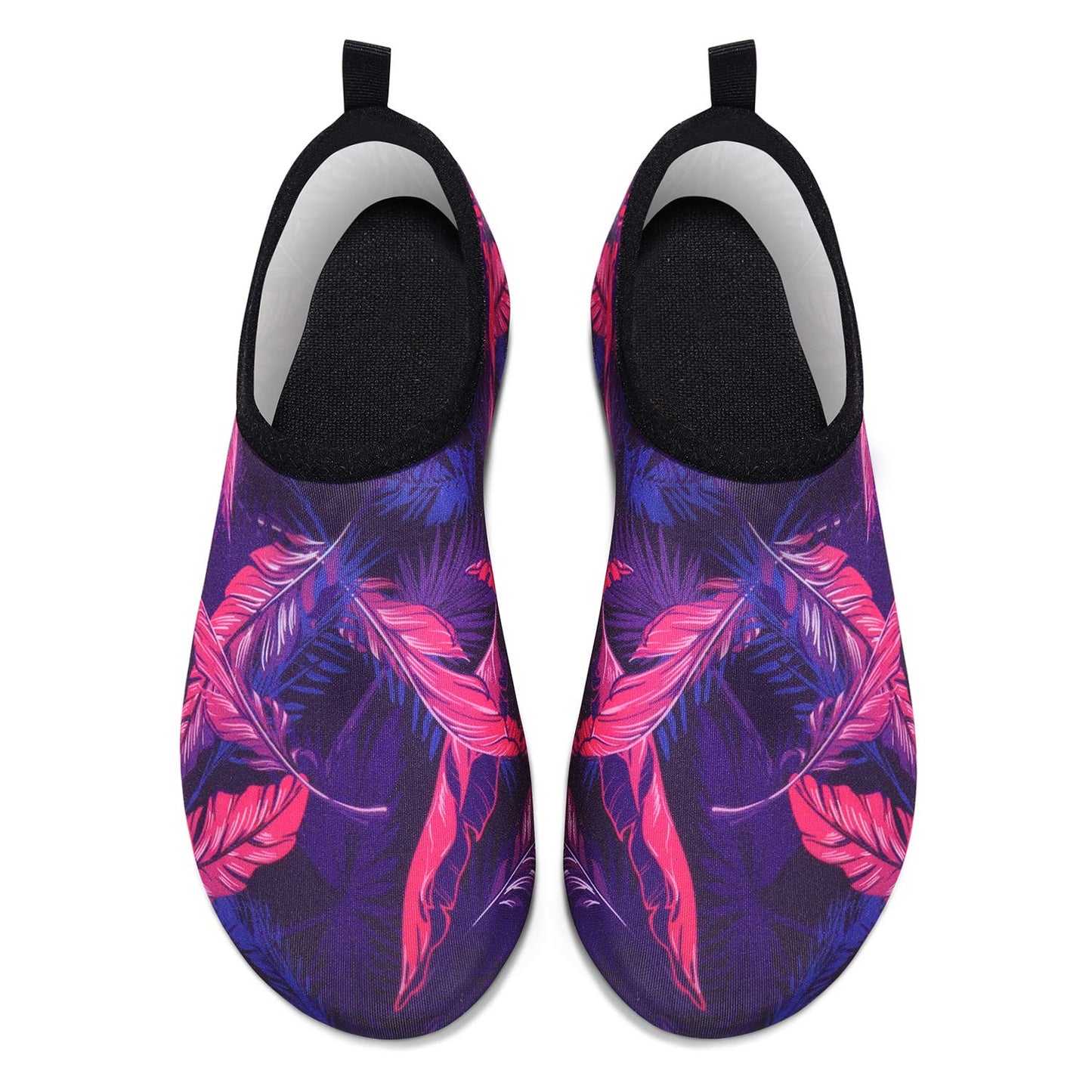 VIFUUR Water Sports Unisex Shoes Purple/Red Feather - 9-10 W US / 7.5-8.5 M US (40-41)
