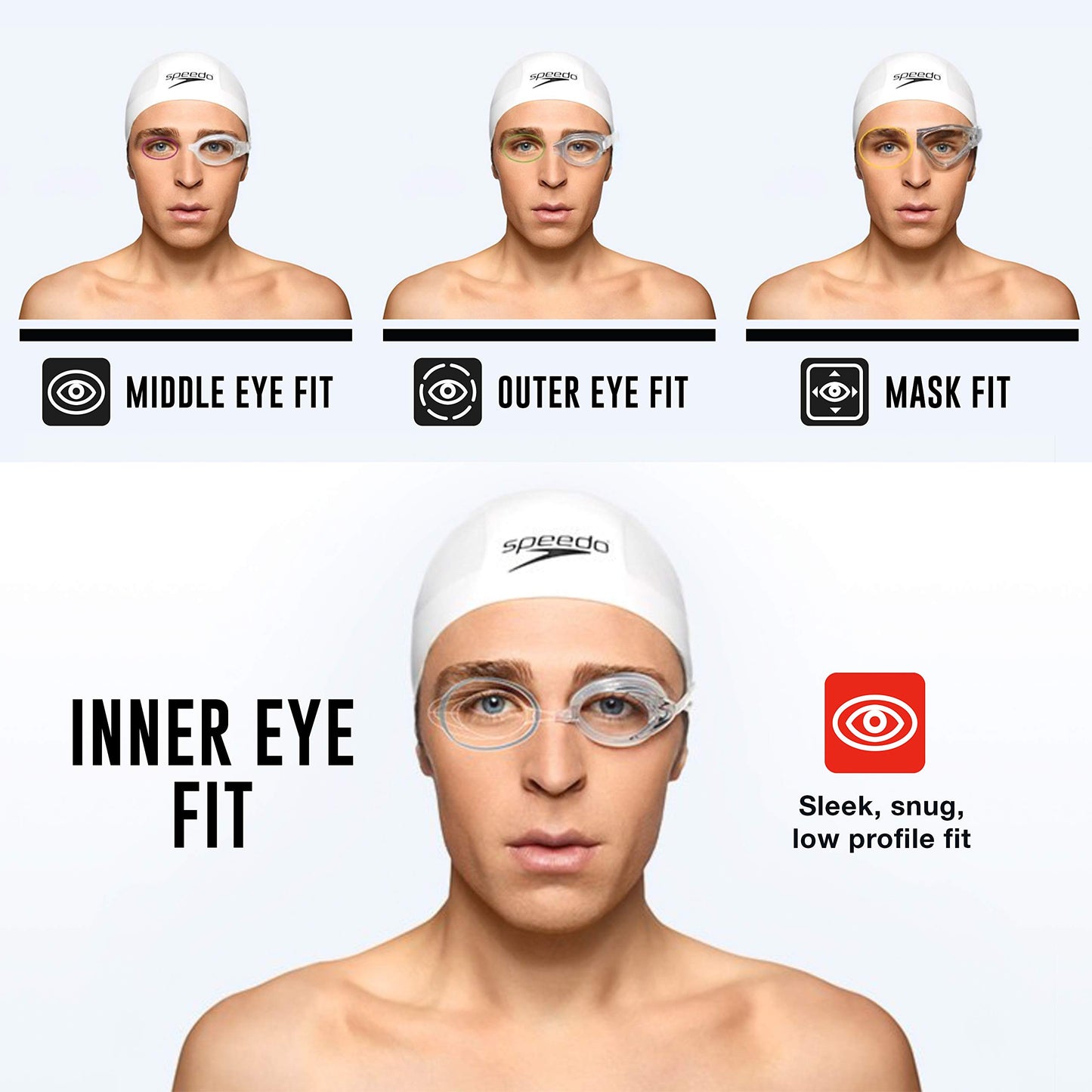 Speedo Unisex-child Swim Goggles Junior Hyper Flyer Ages 6-14