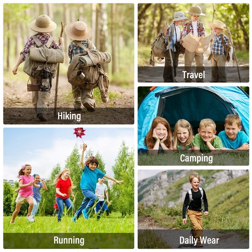 Boys Cargo Pants Kids' Hiking Quick Dry Lightweight Convertible Youth Waterproof Outdoor Camping Fishing Scout Pants #9016 Army Green-XL