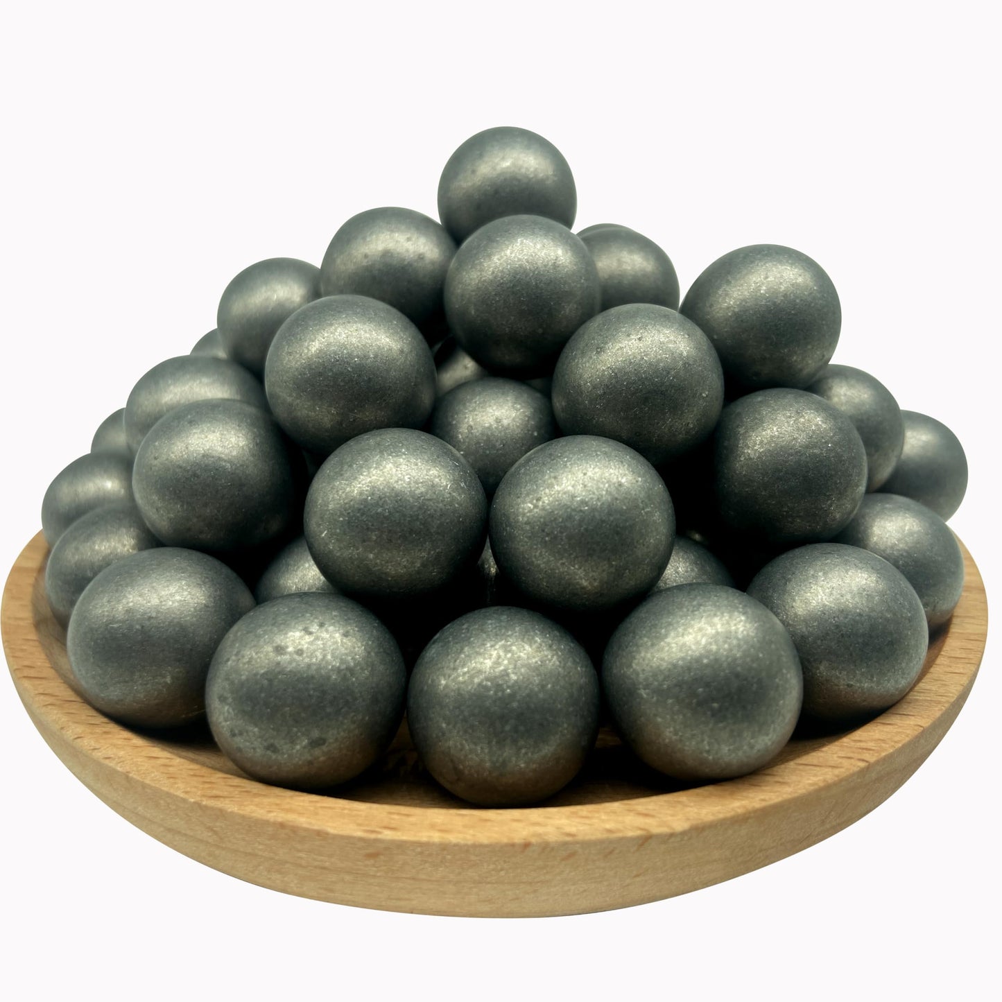 ALIEN PLAY 50 X 68 Cal Self Defense Aluminum Balls, Reusable Solid 68 Caliber Projectiles Fit for Byrna SD/Salt Supply S2/ HDS/HDR 68, Solid 7.3 Grams Alu Balls for Target Practice (BLK)