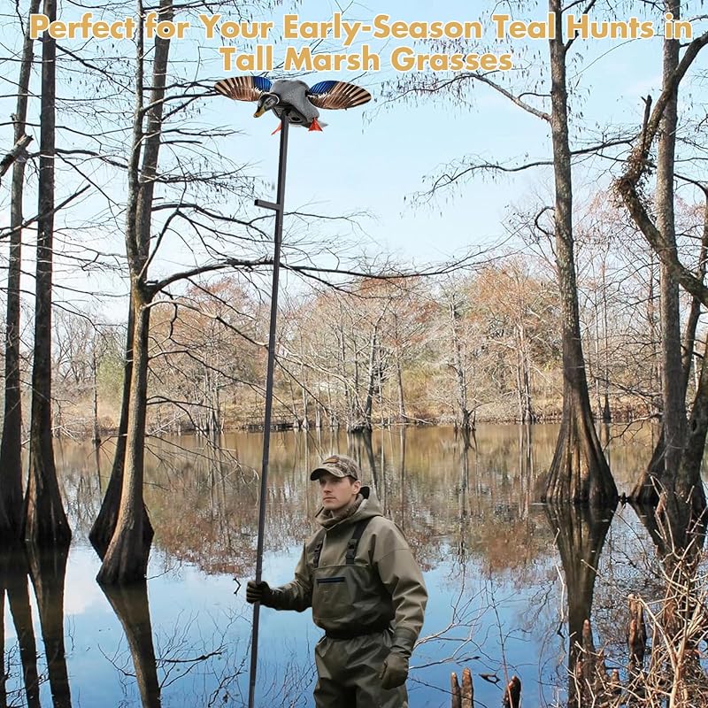 Variation of THIS listing Duck Decoys 11.3 Ft Outdoor Duck Decoy Stand Extension Pole