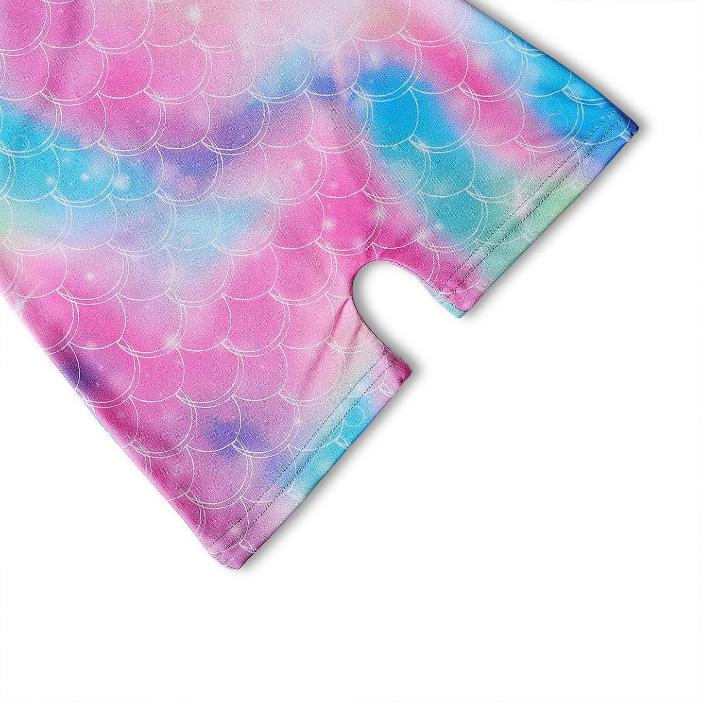 MYQFF 8t 9t Gymnastics Leotard for Girls Dance Ballet Leotards for Kids Teens Biketards Tumbling Hip Hop Dance Outfits for Competition Training Performances Cute Mermaid