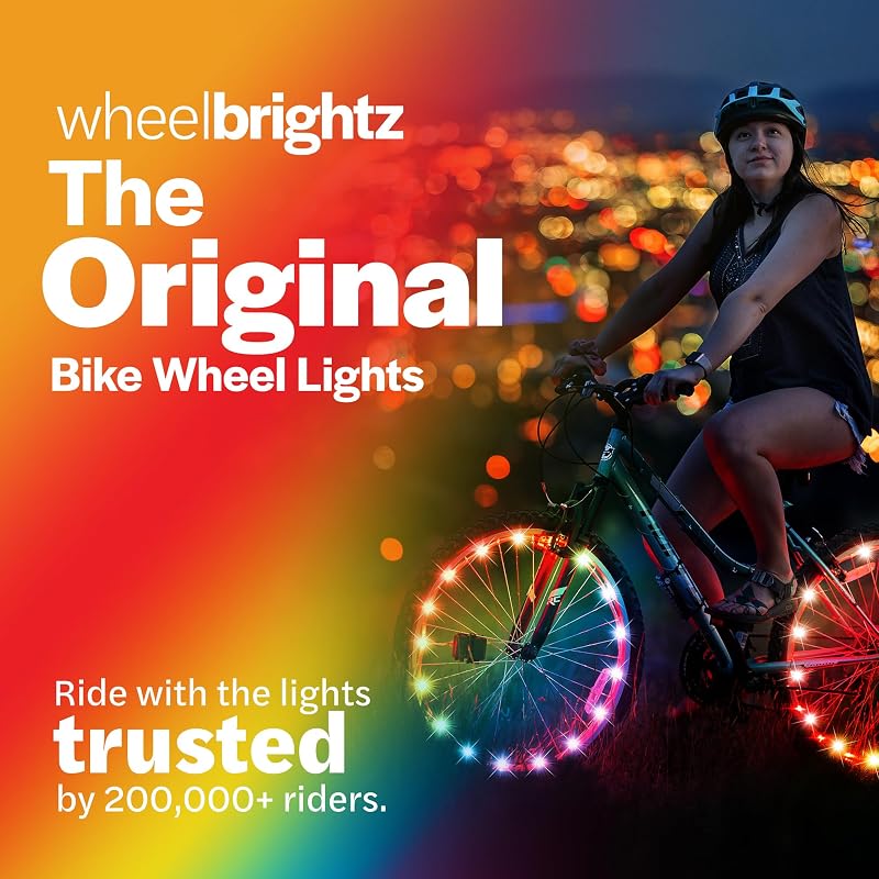 Color Changing Wheel Light 2-Pack for Kids Bikes - Brightz WheelBrightz, 1 Wheel Light Variation