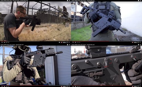 Evike Airsoft - KRYTAC G30 95rd Mag for Kriss Vector AEG Airsoft (Color: Black/Single Mag)