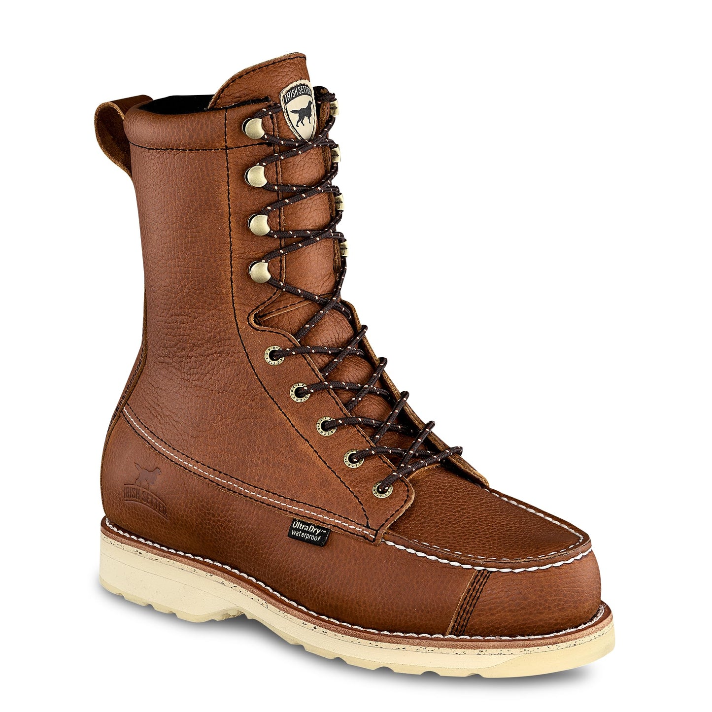 Irish Setter, Wingshooter, Men’s, 9", Waterproof, Hunting Boot, Amber, 12 D (Medium)