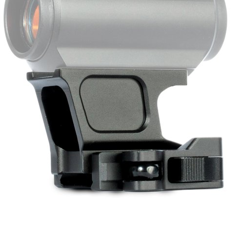 Monstrum Shrapnel Series Red Dot Riser Mount with Hypergrip QD Quick Release | Compatible with Aimpoint Micro T1/T2 Footprint | 1.93" Center Height