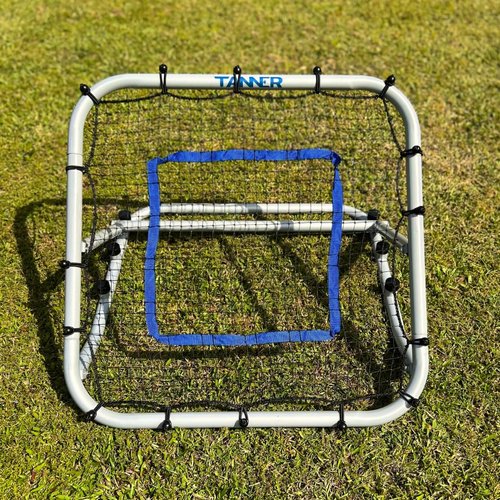 Tanner 3 x 3 Portable Adjustable Rebound Net (Square) for Baseball Softball - Pitching Throwing and Fielding