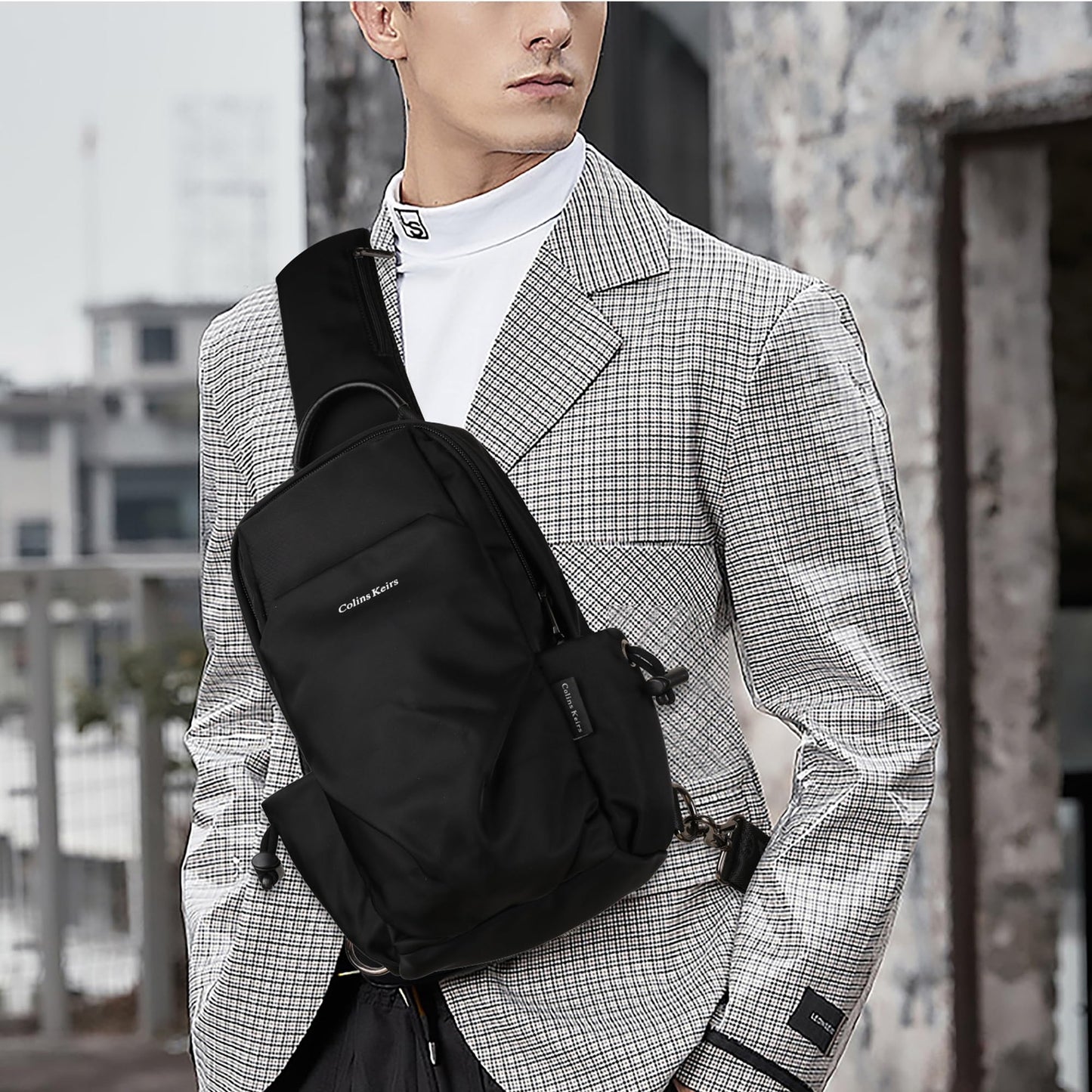 Colins Keirs Small Crossbody Sling Bag for Men and Women, Lightweight Fashion Backpack Handbags, Durable Shoulder Bags, Versatile Travel & Everyday Carry Bag