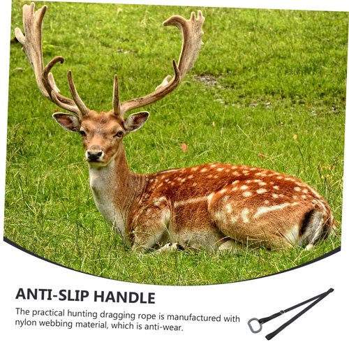 VICASKY Deer Drags Rope with Durable Nylon Strap for Outdoor Hunting Heavy Duty Pulling Belt for Game Hauling Versatile Accessory for Dragging Deer and Gear